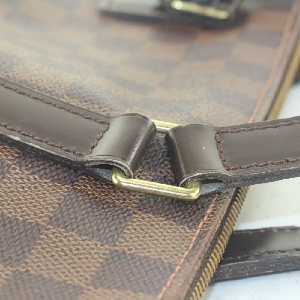 Louis Vuitton SPECIAL ORDER Damier Ebene Cabas Piano Zip Top Shoulder 2LV830K